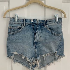 Zara denim shorts